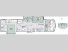 Floorplan - 2017 Thor Motor Coach Hurricane 35C