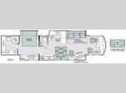 Floorplan - 2017 Thor Motor Coach Tuscany 45AT