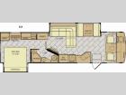 Floorplan - 2017 Fleetwood RV Storm 32A