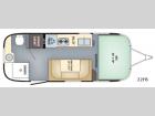 Floorplan - 2017 Airstream RV Sport 22FB