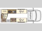 Floorplan - 2017 Born Free Freedom Incline or Twin Bed