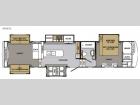 Floorplan - 2017 Forest River RV Cardinal 3950TZ