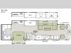 Floorplan - 2016 Tiffin Motorhomes Allegro 36 UA