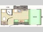 Floorplan - 2017 Starcraft Comet Mini 17RB
