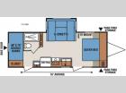 Floorplan - 2017 KZ Spree Connect C231BH