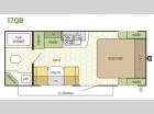 Floorplan - 2017 Starcraft Launch 17QB