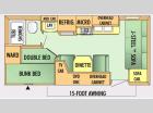 Floorplan - 2007 Jayco Jay Flight 19 JTX