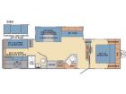Floorplan - 2017 Shasta RVs Revere 30BH