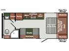 Floorplan - 2017 Gulf Stream RV Gulf Breeze Ultra Lite 19 FMB