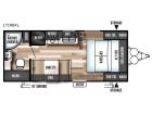 Floorplan - 2017 Forest River RV Wildwood X-Lite 171RBXL