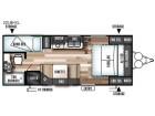 Floorplan - 2017 Forest River RV Wildwood X-Lite 201BHXL
