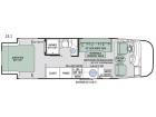 Floorplan - 2017 Thor Motor Coach Vegas 25.2