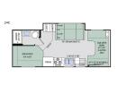 Floorplan - 2017 Thor Motor Coach Four Winds 24C
