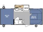 Floorplan - 2017 Forest River RV R Pod RP-178