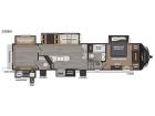 Floorplan - 2017 Keystone RV Montana High Country 358BH
