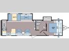 Floorplan - 2017 Dutchmen RV Coleman Lantern Series 296RK