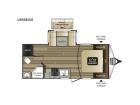 Floorplan - 2017 Keystone RV Cougar Half-Ton Series 19RBEWE