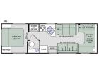Floorplan - 2017 Thor Motor Coach Four Winds 28A
