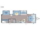 Floorplan - 2017 Dutchmen RV Coleman Lantern Series 314BH