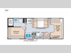 Floorplan - 2017 Thor Motor Coach Four Winds 23U Chevy