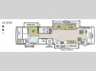 Floorplan - 2009 Tiffin Motorhomes Phaeton 36 QSH