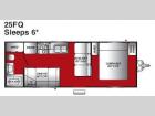 Floorplan - 2007 Fleetwood RV Pioneer 25FQ