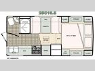 Floorplan - 2009 Bigfoot Industries Bigfoot Truck Camper 2500 25C10.6