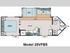 Floorplan - 2010 Forest River RV V-Cross 28VFBS