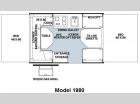 Floorplan - 2010 Forest River RV Rockwood Freedom LTD Series 1980