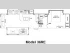 Floorplan - 2010 Forest River RV Cedar Creek 36RE