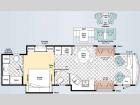 Floorplan - 2010 Winnebago Tour 40CD