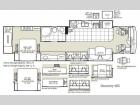 Floorplan - 2010 Fleetwood RV Discovery 40G