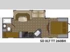 Floorplan - 2011 Heartland Sundance XLT 260BH