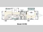 Floorplan - 2011 Forest River RV Sierra 331RE