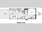 Floorplan - 2011 Forest River RV Work and Play 21UL