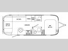 Floorplan - 2011 Airstream RV International 25 FB