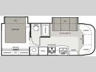 Floorplan - 2011 Four Winds RV Chateau Citation 26BE