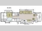 Floorplan - 2011 Tiffin Motorhomes Phaeton 36 QSH