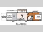 Floorplan - 2012 Forest River RV XLR Thunderbolt 300X12