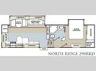 Floorplan - 2012 Coachmen RV North Ridge 290RKD