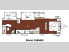Floorplan - 2012 Forest River RV Wildwood 29BHBS