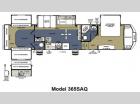 Floorplan - 2012 Forest River RV Sandpiper 365SAQ