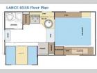Floorplan - 2012 Lance 855S