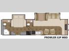 Floorplan - 2012 Heartland Prowler 32P MBD