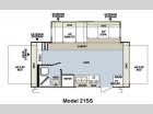 Floorplan - 2013 Forest River RV Rockwood Roo 21SS