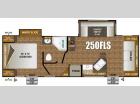 Floorplan - 2013 Outdoors RV Timber Ridge 250FLS