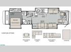 Floorplan - 2013 Holiday Rambler Ambassador 40PDQ