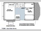 Floorplan - 2013 Forest River RV Flagstaff Hard Side T12BH