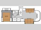 Floorplan - 2013 Thor Motor Coach Four Winds Siesta 29TB