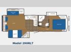 Floorplan - 2014 Prime Time Manufacturing Crusader 290RLT